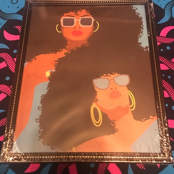 Beautiful Hair African American Women Framed Art - Picture 5 of 9